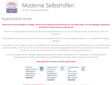 Tablet Screenshot of hypnose-technik.de